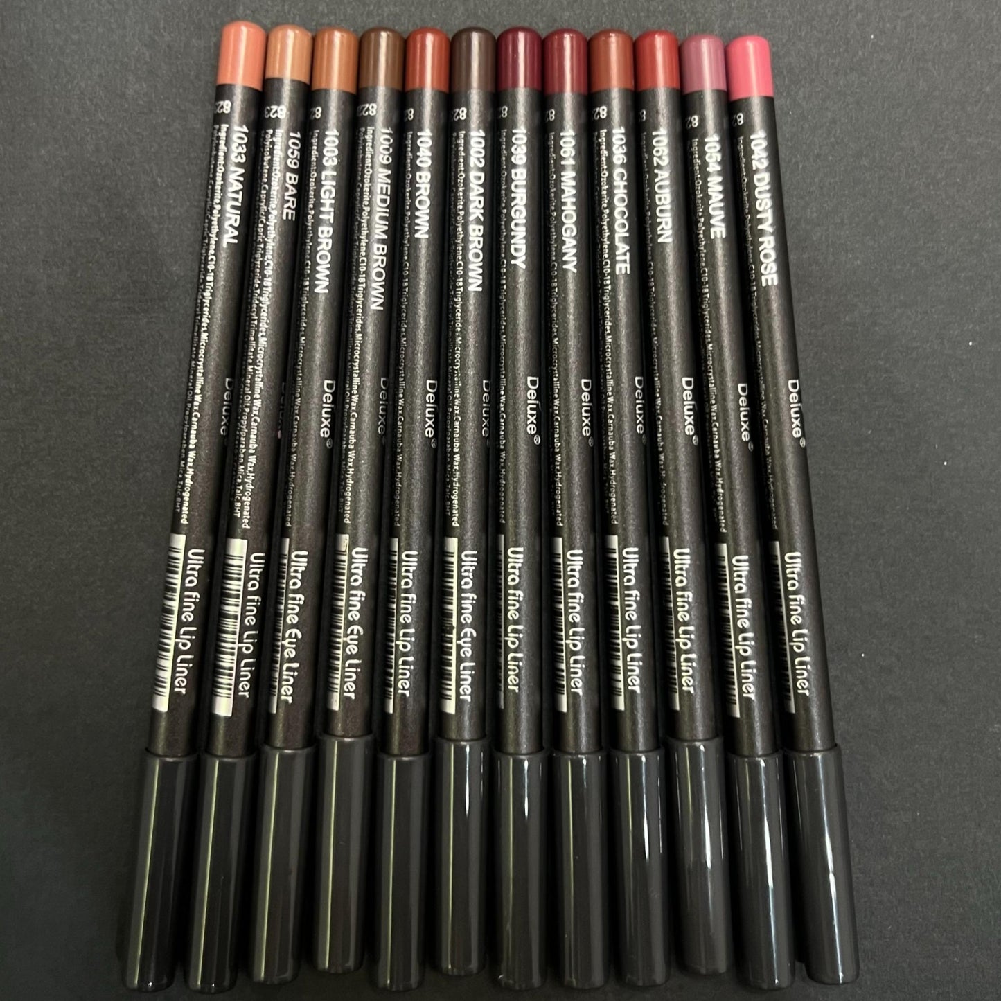 Italia Deluxe Lip and Eye Liners, Creamy, Highly Pigmented