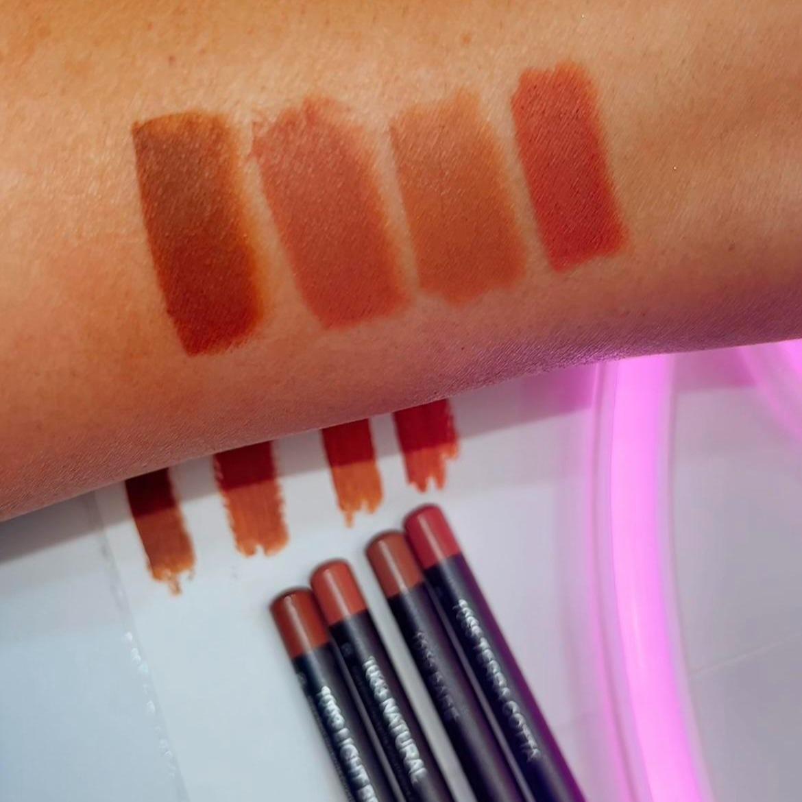 Italia Deluxe Lip and Eye Liners, Creamy, Highly Pigmented