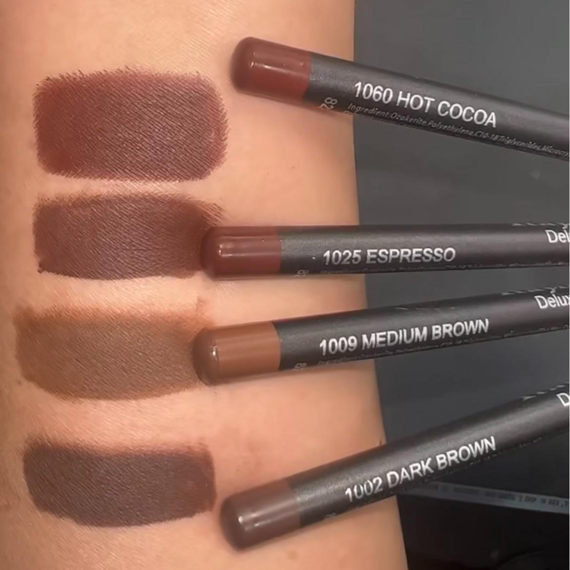 Italia Deluxe Lip and Eye Liners, Creamy, Highly Pigmented