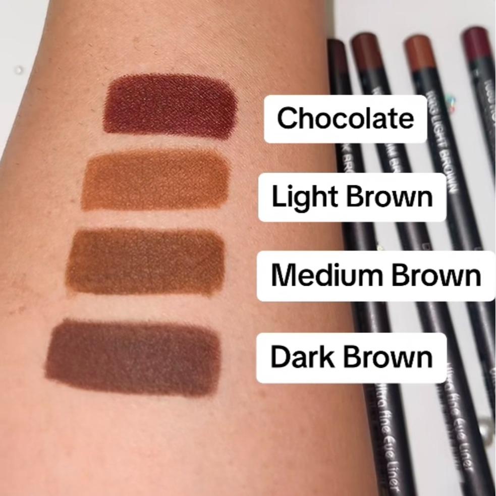 Italia Deluxe Lip and Eye Liners, Creamy, Highly Pigmented