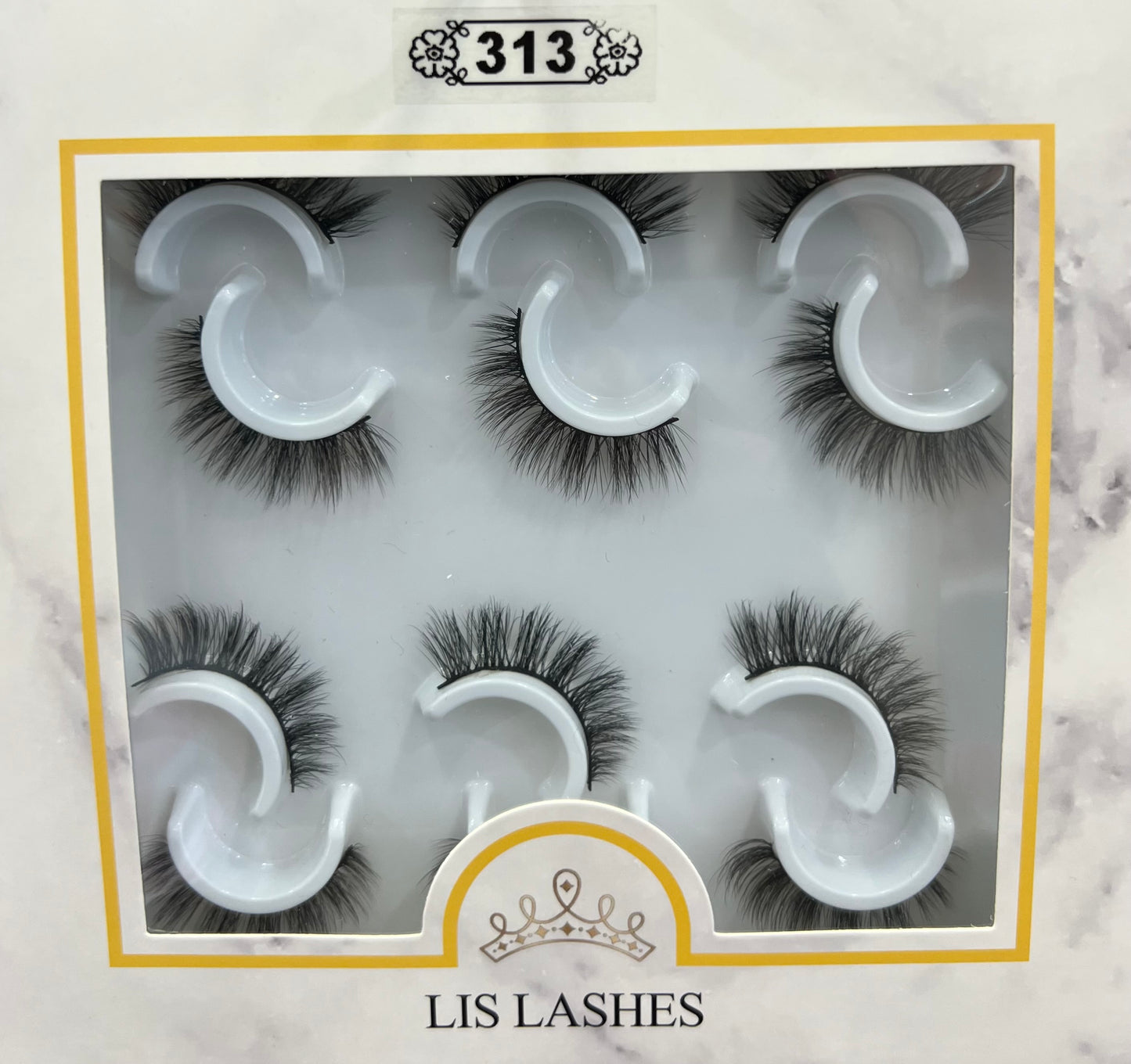 313 Lis Lashes (set of 6 pairs)