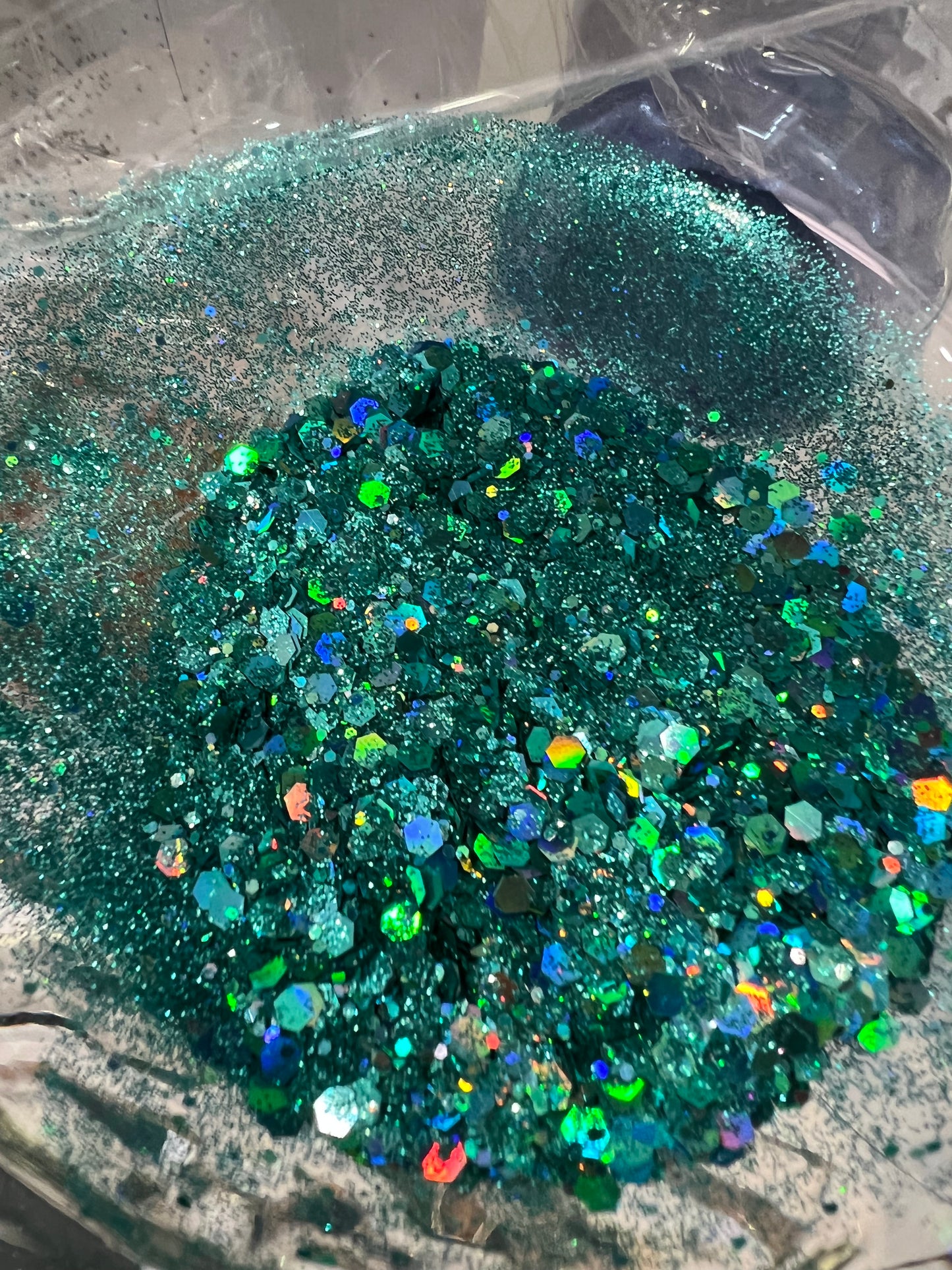 Green Chunky Glitter