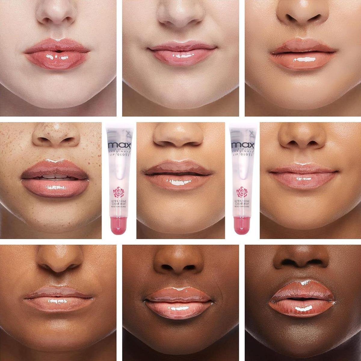 Max Ultra Shine Clear Lip Gloss