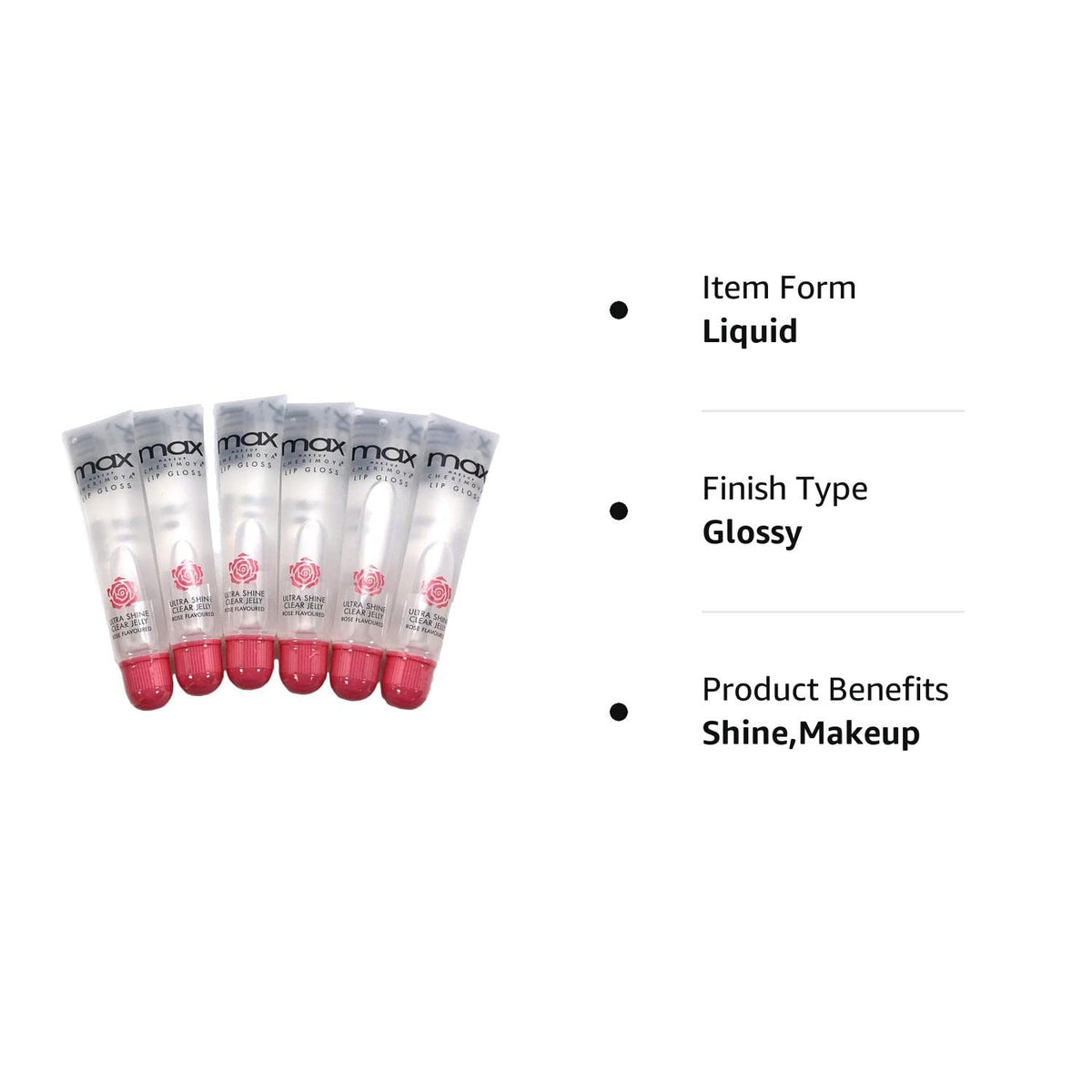 Max Ultra Shine Clear Lip Gloss