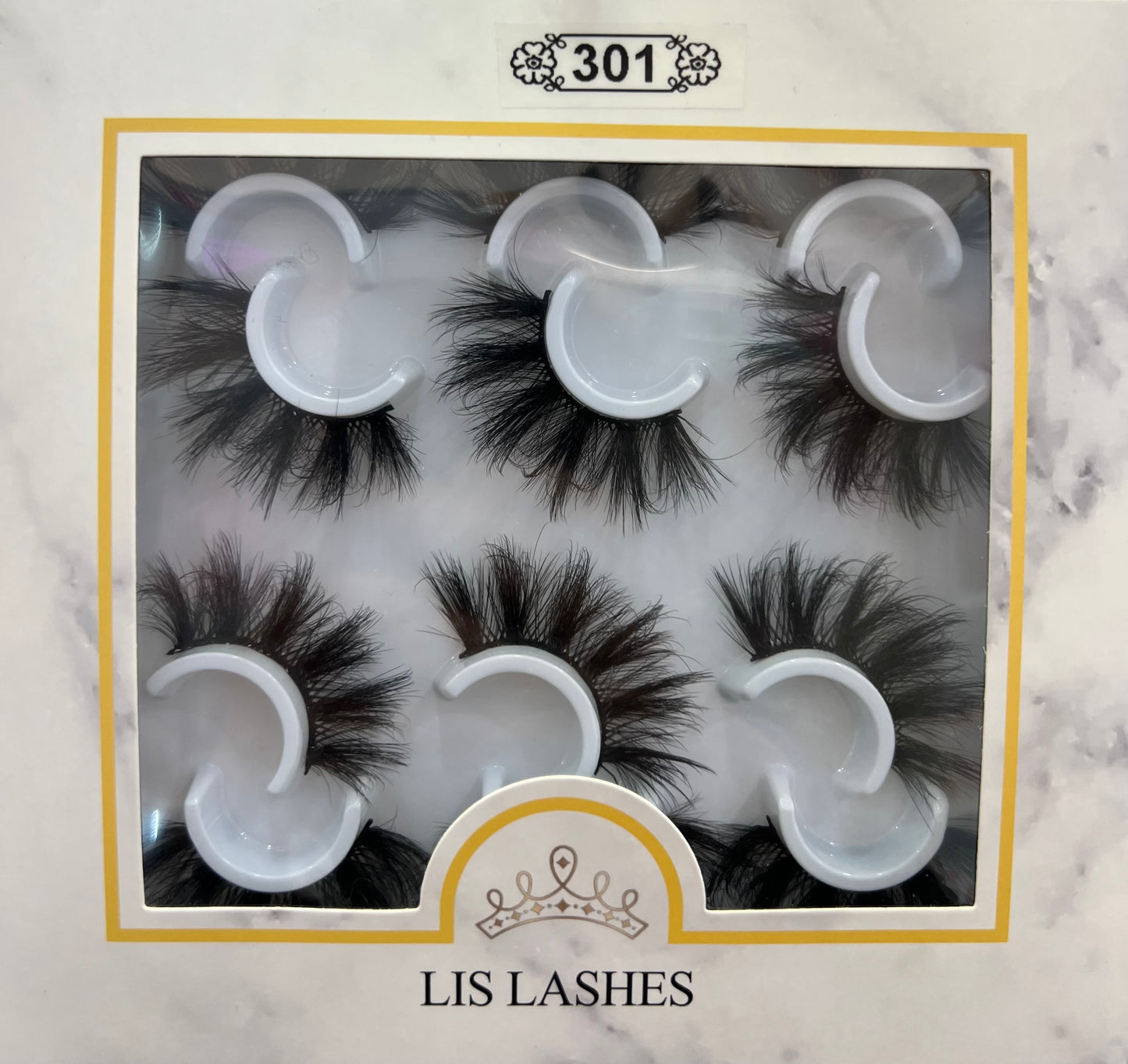 301 Lis Lashes (set of 6 pairs)