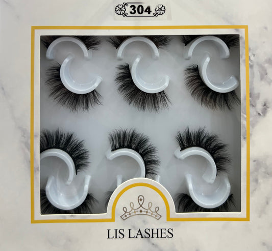 304 Lis Lashes (set of 6)