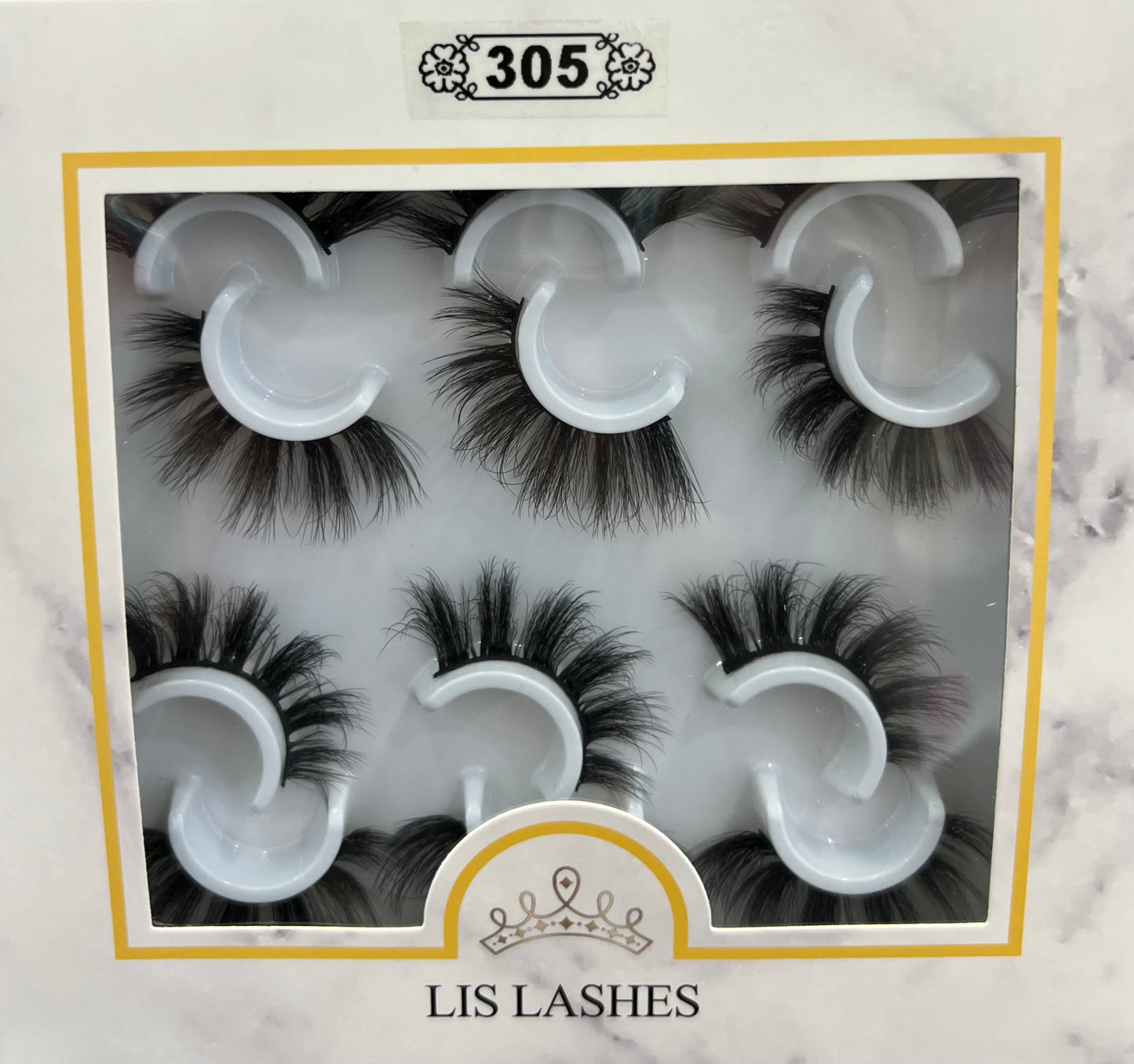 305 Lis Lashes (set of 6 pairs)