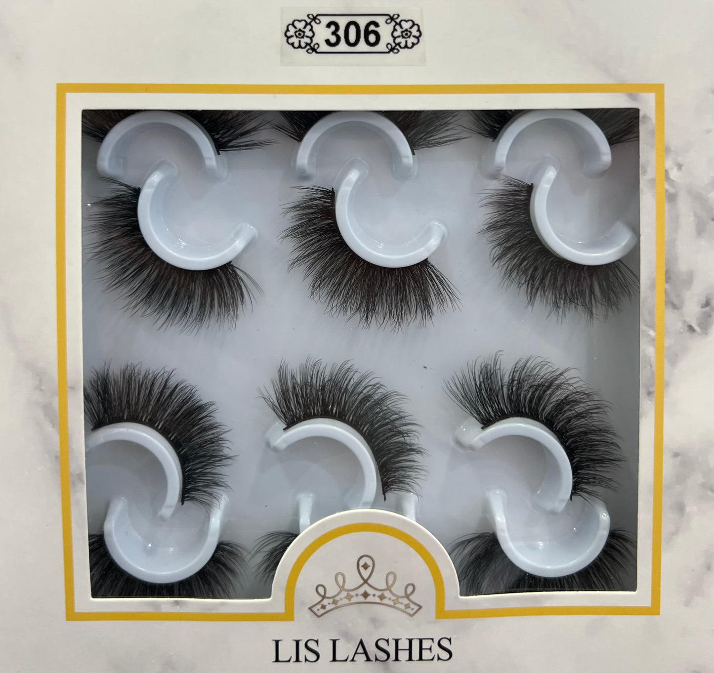 306 Lis Lashes (set of 6 pairs)