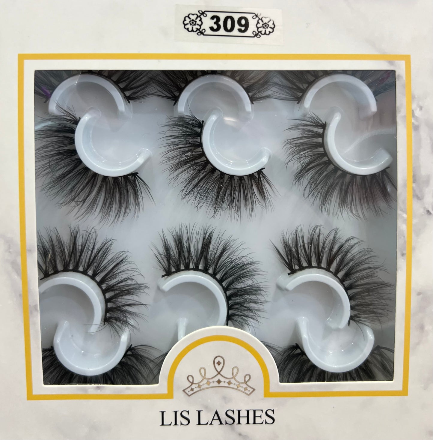 309 Lis Lashes (set of 6 pairs)